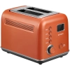 BUYDEEM DT730E DT730E-KR/EU – automatyczny metalowy toster na 2 kromki w wariancie Koi Red, z wyświetlaczem LCD.