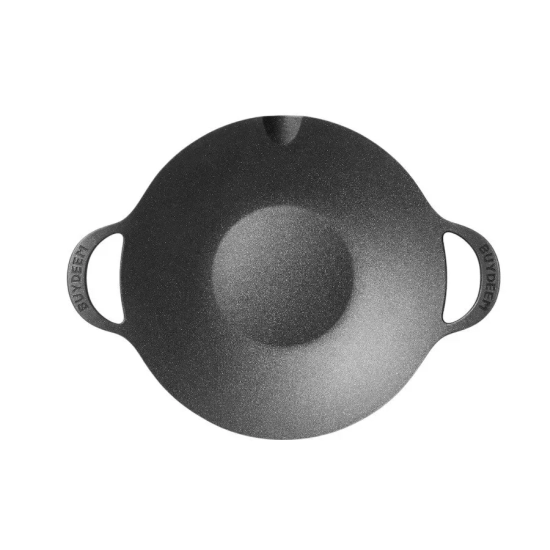 BUYDEEM Aluminiowa taca do grilowania i smażenia 36 cm CP101-B Black