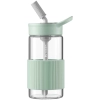 Buydeem Butelka szklana CD1017 500 ml ze słomką Cozy Greenish