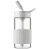 Buydeem Butelka szklana CD1017 500 ml ze słomką Oat White