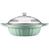 BUYDEEM Garnek 3,8 l z pokrywą CP181-CG Cozy Greenish