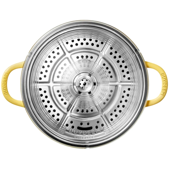 Buydeem Garnek aluminiowy wielofunkcyjny CP181-MY 3,8 l Mellow Yellow