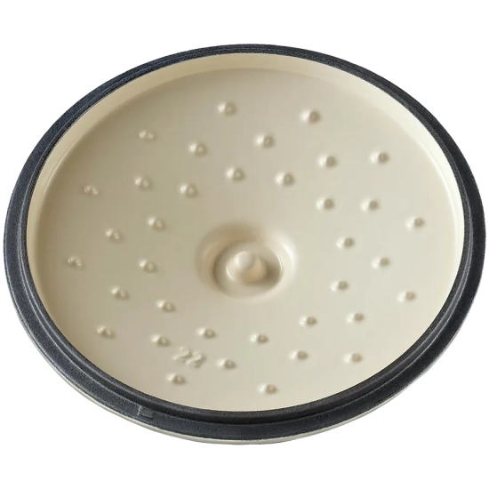 Buydeem Garnek żeliwny emaliowany CP521-OW 2,9 l Oats White