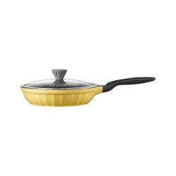 BUYDEEM Patelnia aluminiowa nieprzywierająca 25 cm CP151-MY Mellow Yellow BUYDEEM Patelnia aluminiowa nieprzywierająca 25 cm CP151-MY Mellow Yellow