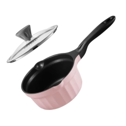 Rondel BUYDEEM CP141-PP 1,8 l z pokrywką Piglet Pink. Zdjęcie przedstawia dokładny wariant CP141-PP.