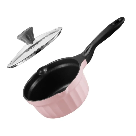 Rondel BUYDEEM CP141-PP 1,8 l z pokrywką Piglet Pink. Zdjęcie przedstawia dokładny wariant CP141-PP.