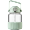 Zdjęcie produktu Bidon szklany BUYDEEM DG78 800 ml ze słomką Cozy Greenish; dokładny wariant DG78-CG, EAN 6950386617412.