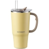 Kubek termiczny BUYDEEM DS57-MY 700 ml ze słomką Mellow Yellow. Zdjęcie przedstawia dokładny wariant DS57-MY.