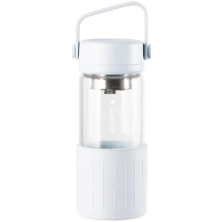 BUYDEEM Szklana butelka z zaparzaczem 300ml DG42-OW Oat White BUYDEEM Szklana butelka z zaparzaczem 300ml DG42-OW Oat White