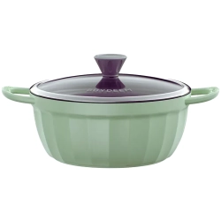 BUYDEEM Garnek emaliowany 45L CP152-CG Cozy Greenish
