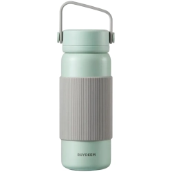 BUYDEEM Termos stalowy z zaparzaczem 460 ml TS400-CG Cozy Greenish
