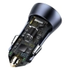Baseus Golden Contactor Pro ładowarka samochodowa 40 W USB-C USB-A szara