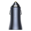 Baseus ładowarka samochodowa 40 W USB-C USB-A szara