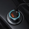 Baseus ładowarka samochodowa 40 W 2x USB szara