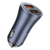 Baseus ładowarka samochodowa 40 W 2x USB szara