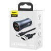 Baseus ładowarka samochodowa 40 W 2x USB szara