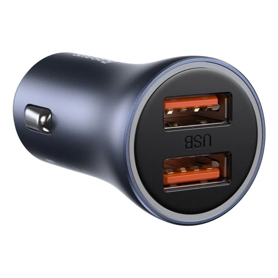 Baseus ładowarka samochodowa 40 W 2x USB szara