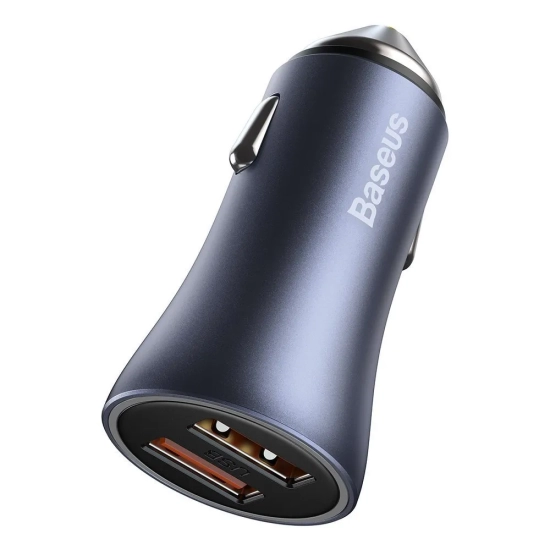 Baseus ładowarka samochodowa 40 W 2x USB szara