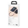 Baseus Kabel Cafule Metal USB-C–Lightning 20 W 0,25 m czarny