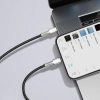 Kabel Baseus Cafule Metal USB-C – Lightning 20W 1 m czarny