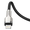 Baseus Cafule Metal USB-C – Lightning 20 W 1 m czarny