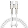 Kabel Baseus Cafule USB-C–Lightning 20W PD 1 m biały