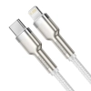 Kabel Baseus Cafule USB-C–Lightning 20W PD 1 m biały