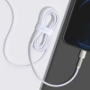 Kabel Baseus Cafule Metal USB-C – Lightning 20W 2 m biały