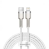 Baseus Cafule Metal Data USB-C – Lightning 20W 2 m biały – przewód ze złączami USB-C – Lightning w kolorze biały.