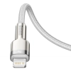 Baseus Cafule Metal Data USB-C – Lightning 20 W 2 m biały