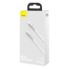 Baseus Cafule Metal Data USB-C – Lightning 20 W 2 m biały