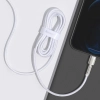 Baseus Cafule Metal Data USB-C – Lightning 20 W 2 m biały