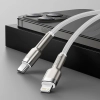 Baseus Cafule Metal Data USB-C – Lightning 20 W 2 m biały