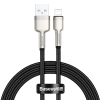 Kabel Baseus Cafule USB-A–Lightning 2,4A 1 m czarny