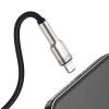 Kabel Baseus Cafule USB-A–Lightning 2,4A 1 m czarny