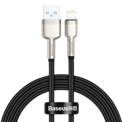 Kabel Baseus Cafule USB-A–Lightning 2,4A 1 m czarny