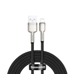 Kabel Baseus Cafule USB-A–Lightning 1 m czarny – produkt w dokładnym wariancie wskazanym kodem 6953156202245, zgodny z o