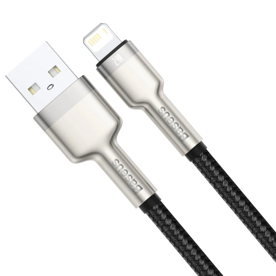 Baseus Kabel Cafule USB-A–Lightning 1 m czarny