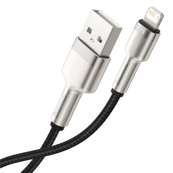 Baseus Kabel Cafule USB-A–Lightning 1 m czarny