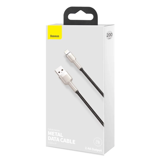 Baseus Kabel Cafule USB-A–Lightning 1 m czarny