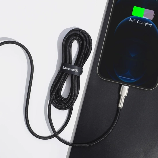 Baseus Kabel Cafule USB-A–Lightning 1 m czarny