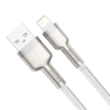 Baseus Kabel Cafule Metal USB-A–Lightning 1 m biały