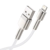 Baseus Kabel Cafule Metal USB-A–Lightning 1 m biały