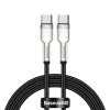 Baseus Cafule CATJK-C01 USB-C – USB-C 100W 1 m czarny – przewód ze złączami USB-C – USB-C w kolorze czarny.