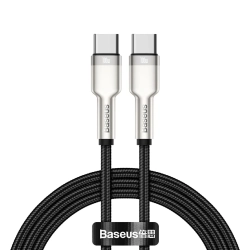 Baseus Cafule CATJK-C01 USB-C – USB-C 100W 1 m czarny – przewód ze złączami USB-C – USB-C w kolorze czarny.