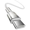 Kabel Baseus Cafule Metal USB-C–USB-C 100 W 1 m biały – produkt w dokładnym wariancie wskazanym kodem CATJK-C02, zgodny