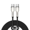 Kabel Baseus Cafule USB-C–USB-C 100W 2 m czarny