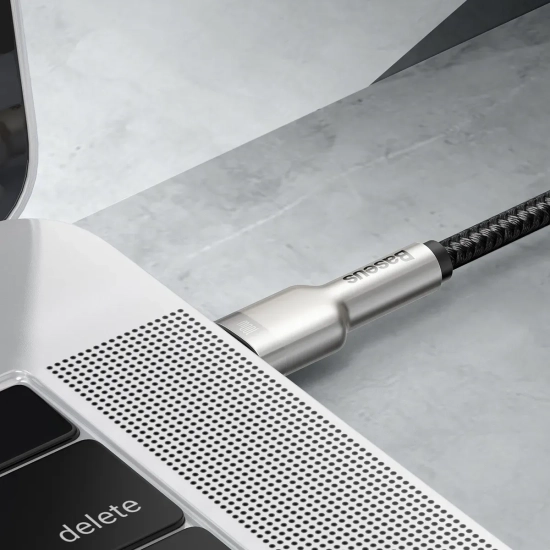 Kabel Baseus Cafule USB-C–USB-C 100W 2 m czarny