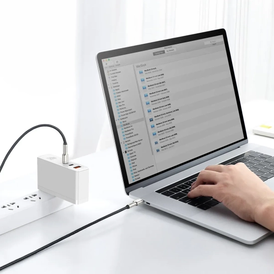 Kabel Baseus Cafule USB-C–USB-C 100W 2 m czarny