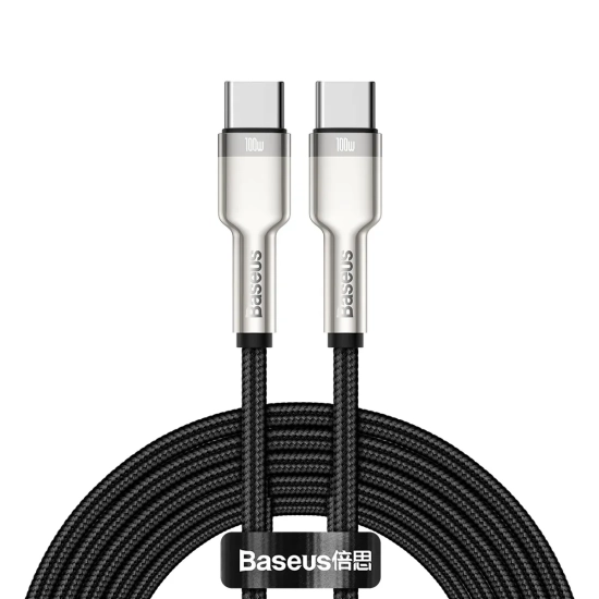 Kabel Baseus Cafule USB-C–USB-C 100W 2 m czarny